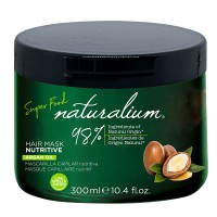 Mascarilla Capilar con extracto de argán Naturalium Superfood (300ml): Suaviza tu cabello mientras lo hidrata en profundidad